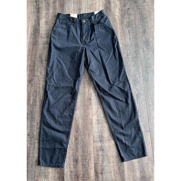 NWT Levis High Waisted Mom Jeans 28"x30" (Actual 28X29.5") Pants Black - Picture 1 of 13